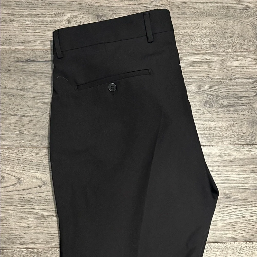 Boohoo Mens Classic Black Dress Pants - Picture 3 of 3